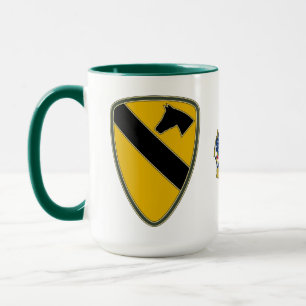 Service-ID för första Cavalry Combat Mugg