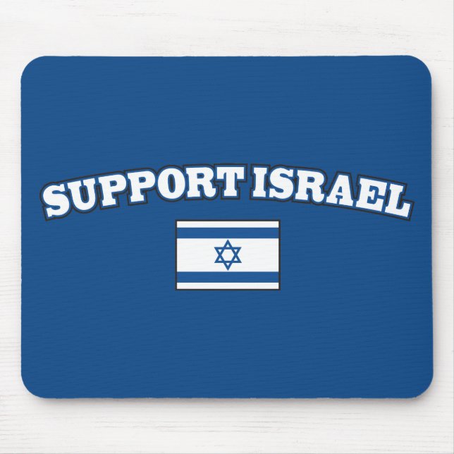Service Israel med flagga Musmatta (Framsidan)