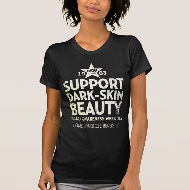 Service Mörk-Flår skönhet T-shirt (Framsida)