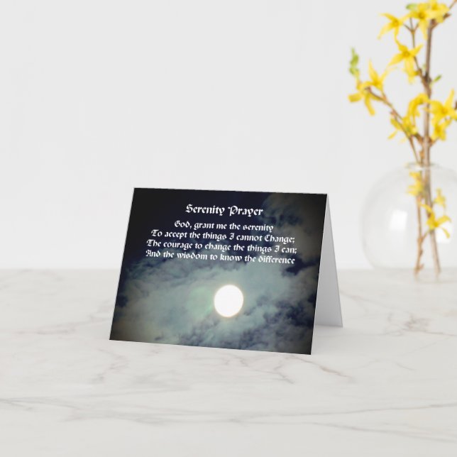 Service Prayer-kort med full rörelseinspiration Kort (Gul blomma)