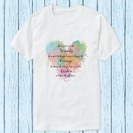 Service Prayer Watercolor T-Shirt