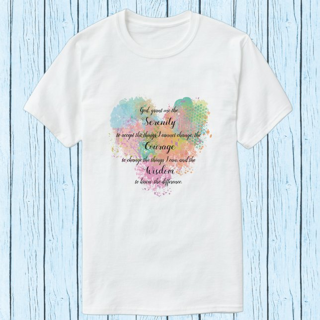 Service Prayer Watercolor T-Shirt (Skapare uppladdad)