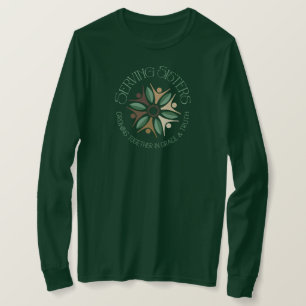 SERVICE SISTER LOGOTYP LÅNGT GRÖNT SLEEVE T-Shirt