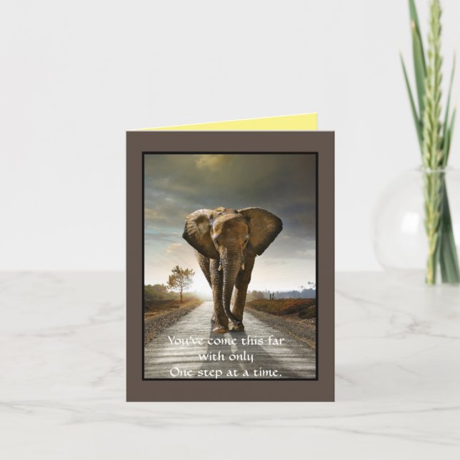 Service till en vän, uppmuntran kort (Framsida)