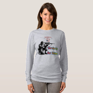 Service Till Nation grå T Shirt
