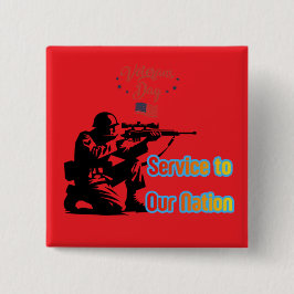 Service To Nation bright red Knapp