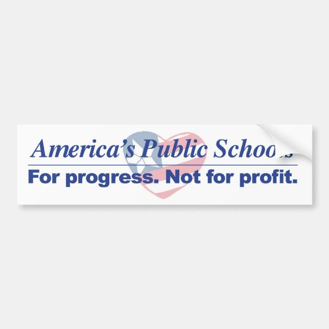 ServiceAmerika bildekal för kommunal skola (Framsidan)