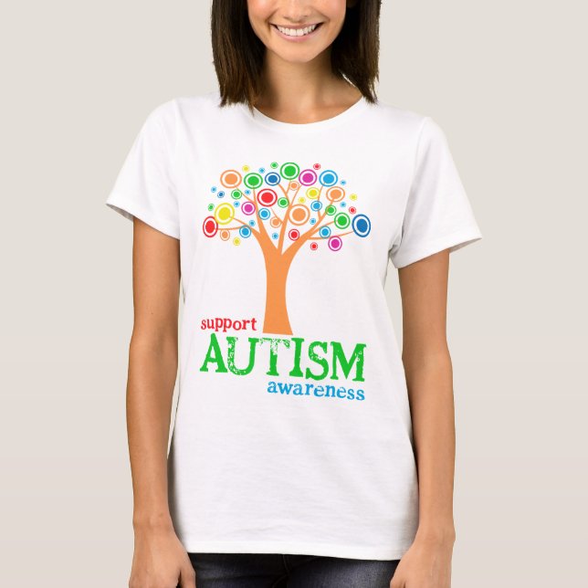 ServiceAutismmedvetenhet Tee Shirt (Framsida)
