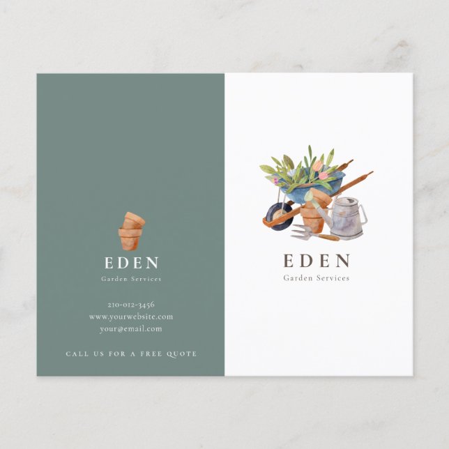  servicebipacksedel för landning flygblad (Framsidan)