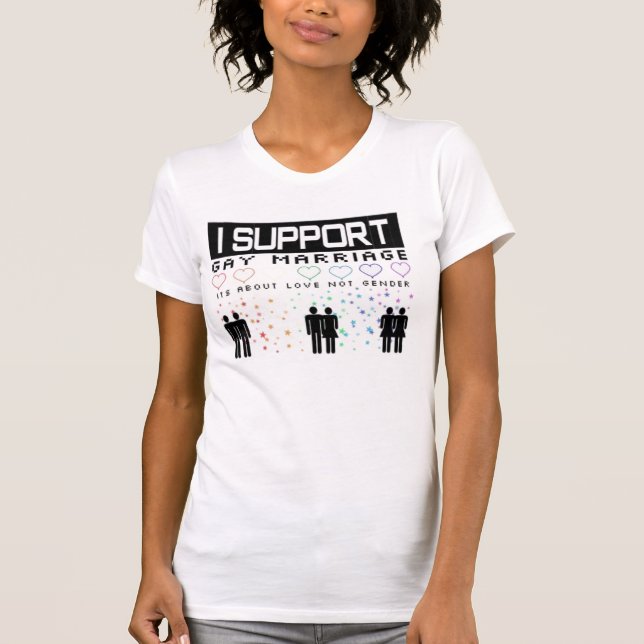 servicehomoäktenskap t-shirt (Framsida)