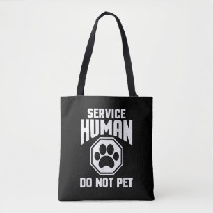 Servicehund design Ej Kela Roligt Citat Hund Lo Tygkasse