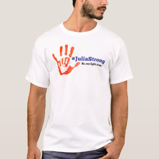 ServiceJulias slagsmål!  Krigare Handprint T Shirt