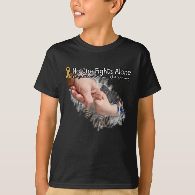 ServiceJulias slagsmål!  Papporhjälte T Shirt (Framsida)