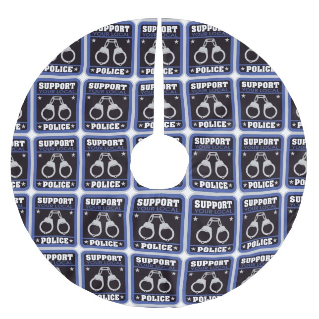 Servicenärpolis Julgransmatta Borstad Polyester (Framsidan)