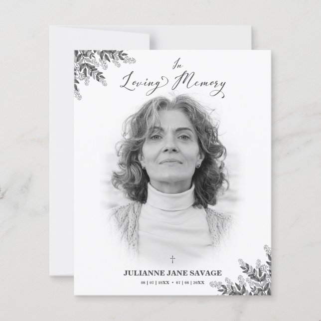 Servicio de recordatorio de får fías funerarias (Framsida)