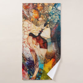 Serviette de plage art abstrait