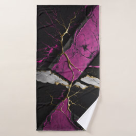 Serviette de plage art abstrait 