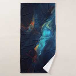 Serviette de plage art abstrait 