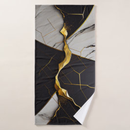 Serviette de plage art abstrait 