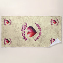Serviette de plage - Jamming! Secret Crush Beach