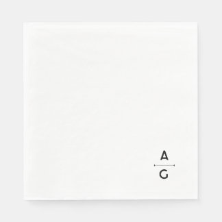 Serviette en papier de mariage "Lettrus" Pappersservett