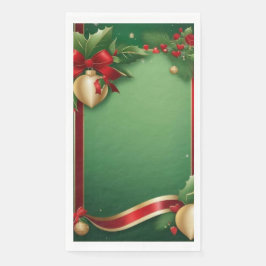 Serviette en Papier "Houx"  Pappersservett