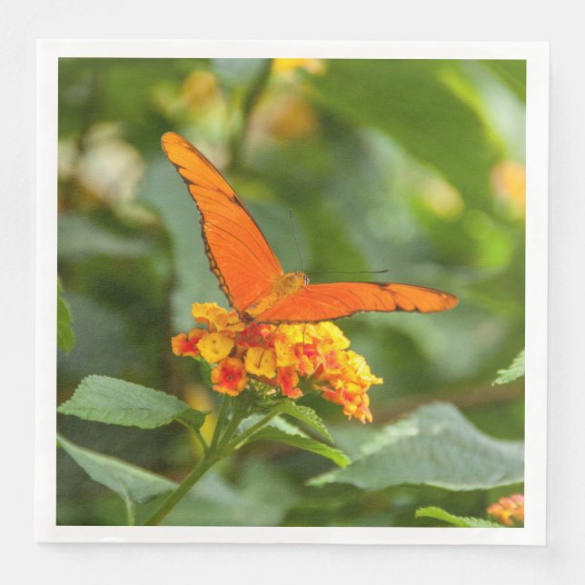 serviette en papier, photo d'un papillon pappersservett (Framsida)