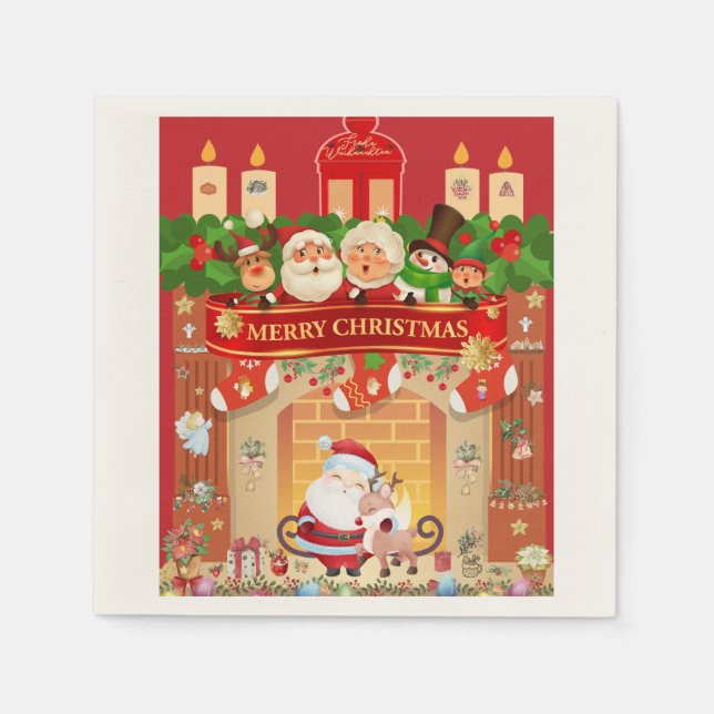 Serviette Pappersservett (Framsidan)