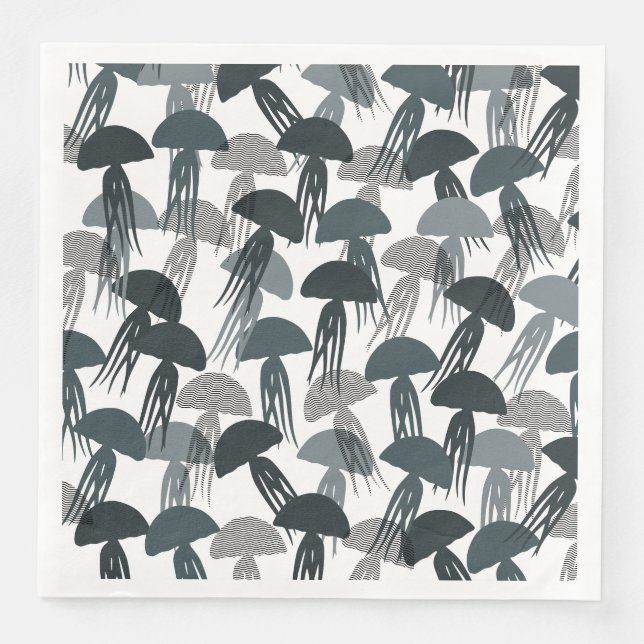 Serviettes en papier JELLYFISH Pappersservett (Framsida)