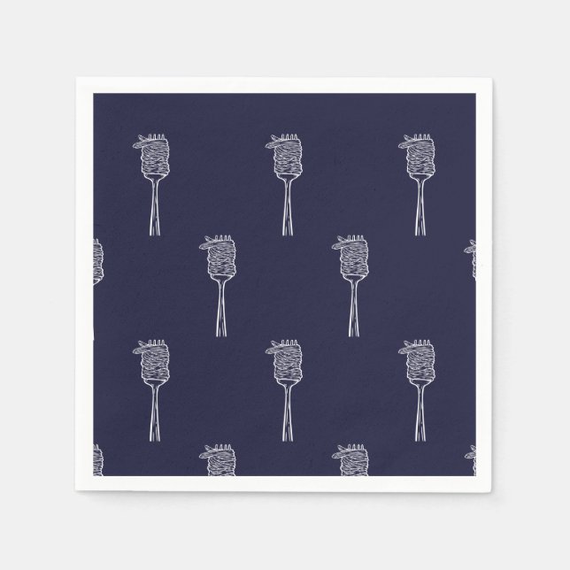 Serviettes en papier - Pasta Lover - Spaghetti Pappersservett (Framsidan)