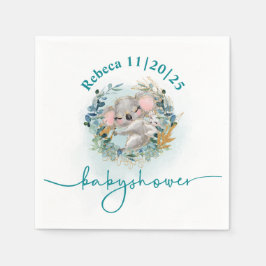 Servilleta de papel Baby Shower "Baby Koala" Pappersservett