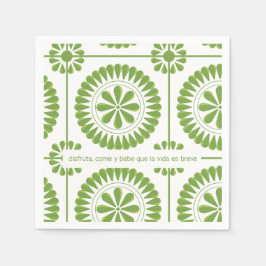 servilleta de papel con Disño mexicano Pappersservett