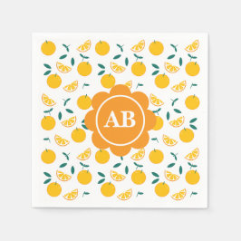 Servilleta de papel diseño naranjas pappersservett