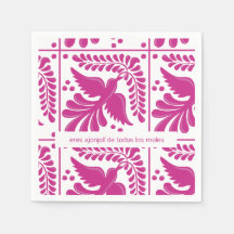 servilleta de papel Disño mexicano