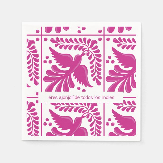 servilleta de papel Disño mexicano Pappersservett (Framsidan)