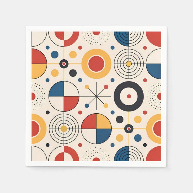 Servilleta diseño geométrico pappersservett (Framsidan)