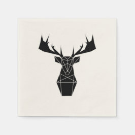 Servilletas ciervo negro pappersservett