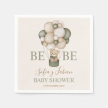 Servilletas De Papel Nalle Baby Shower Boy