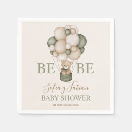 Servilletas De Papel Nalle Baby Shower Boy Pappersservett