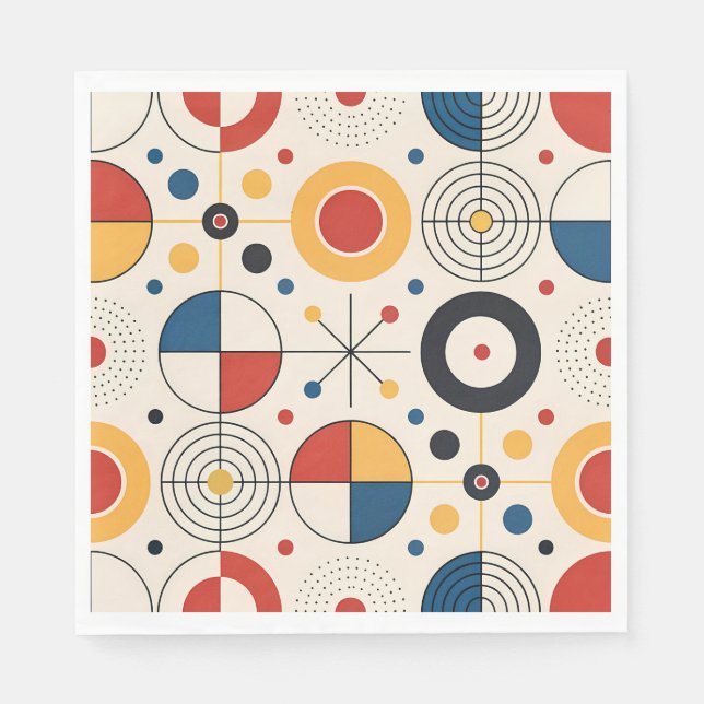 Servilletas diseño geométrico pappersservett (Framsidan)