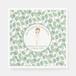 Servilletas modelo Alexia Primera Comunión Pappersservett