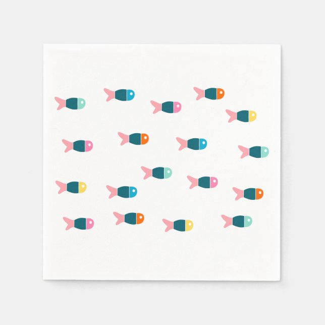 Servilletas peces pappersservett (Framsidan)