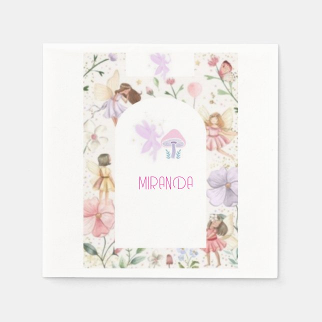 Servilletas Personalizadas para Fiesta de Cumpleañ Pappersservett (Framsidan)