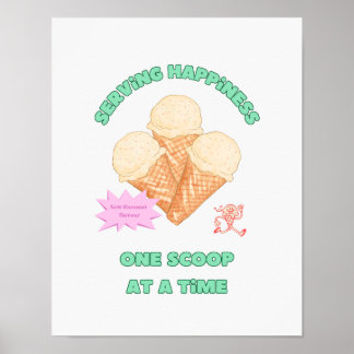 Serving Happiness Poster