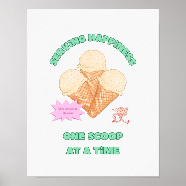 Serving Happiness Poster (Framsidan)