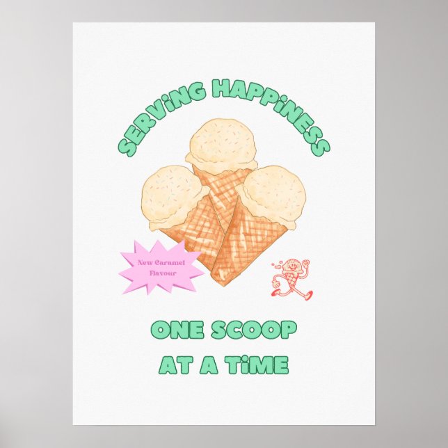 Serving Happiness Poster (Framsidan)