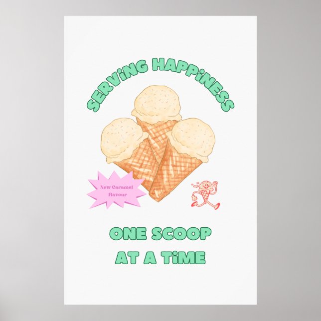 Serving Happiness Poster (Framsidan)