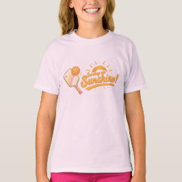 Serving Up Sunshine | Sunny Pastel Pickleball Kids T Shirt