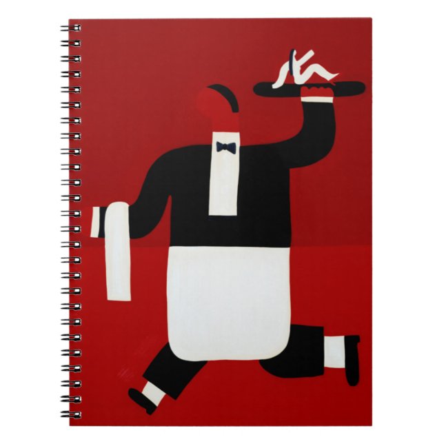 Servitören 1998 anteckningsbok med spiral (Framsidan)