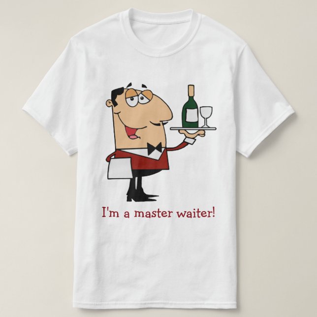 Servitören Master T-shirt (Design framsida)